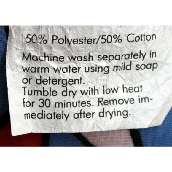 2 VTG 80s Disney Sports Theme Mickey Minnie Daisy Donald Red Curtain Panel Pleat - Picture 5 of 12